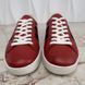 Ace Monogram Sneakers Red Leather