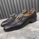 Brixton Horsebit Collapsible Heels Loafers Black Leather