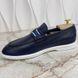 Estate Loafers Blue Grain Leather