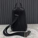 Jumbo Sling Crossbody black leather