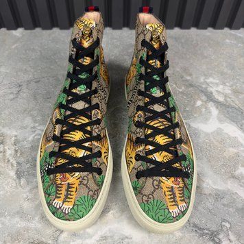 GG Supreme Bengal Tiger Sneakers Canvas