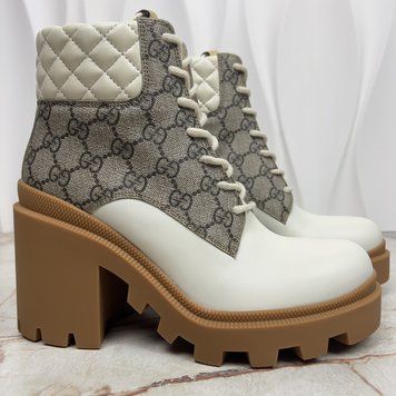 Apollo GG Supreme Boots White Leather