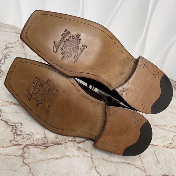 Класичне взуття броги коричневі шкіряні Calzoleria Norvegese Cap Toe 3821 фото