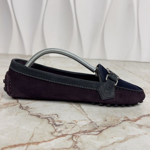 Oxford Moccasin Purple Suede