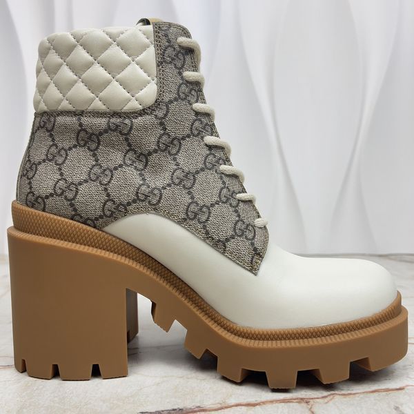 Apollo GG Supreme Boots White Leather