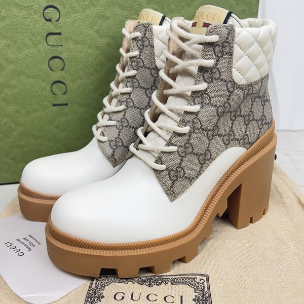 Apollo GG Supreme Boots White Leather