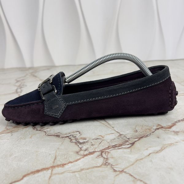 Oxford Moccasin Purple Suede