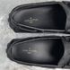 Raspail Moccasins Embossed Monogram Black Leather