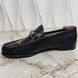 1953 Horsebit Bee Embroidered Black Leather Loafer