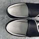 Trocadero Circle Logo LV Sneaker Slip On Navy Blue Leather