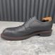 Wingtip Dress Shoes Derby Brogue Gray Taiga Leather