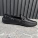 Raspail Moccasins Embossed Monogram Black Leather