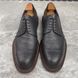 Wingtip Dress Shoes Derby Brogue Gray Taiga Leather