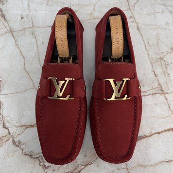 Monte Carlo Moccasins Red Suede