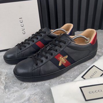 Ace Web Bee кросівки чорні шкіряні з Python Heels 4079 фото