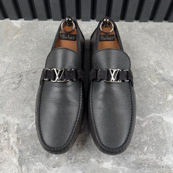 Hockenheim Moccasins мокасини сірі шкіряні Taiga із замшевими вставками 4073 фото