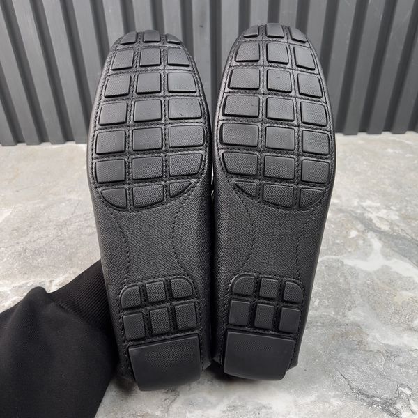 Monte Carlo Moccasins Black Taiga Leather