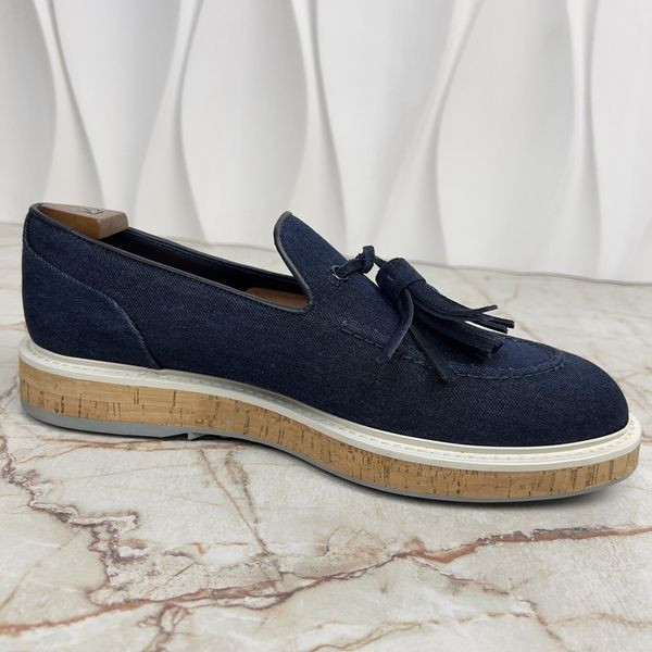 Bay Harbor Tasseled Loafer Blue Denim