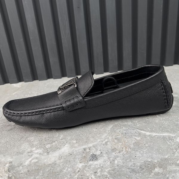 Monte Carlo Moccasins Black Taiga Leather