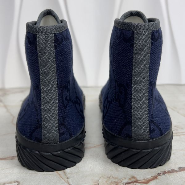 Tortuga Maxi GG High Top Sneakers Blue Fabric
