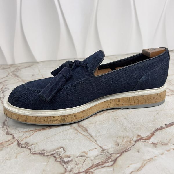 Bay Harbor Tasseled Loafer Blue Denim