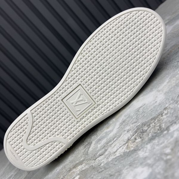 Frontrow LV Monogram кросівки кеди коричневі шкіра Grain 3166 фото