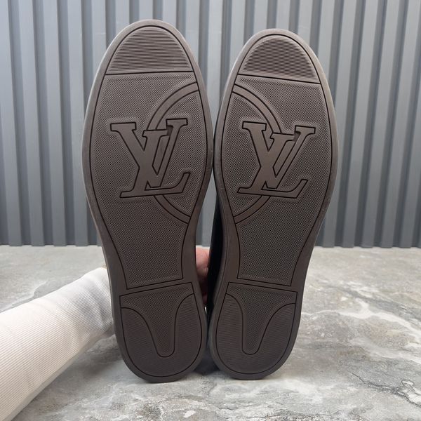 Line Up кросівки чорні шкіряні Monogram Canvas 3951 фото