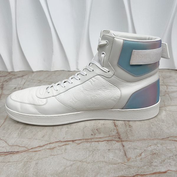 Rivoli Embossed Monogram Sneakers White Leather