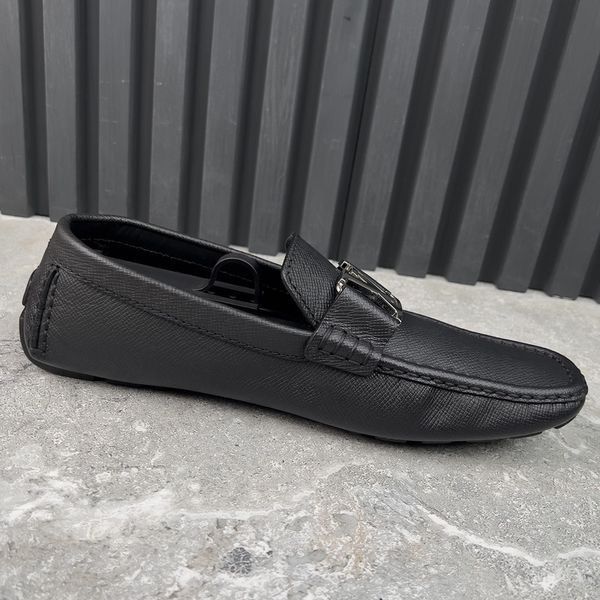 Monte Carlo Moccasins Black Taiga Leather