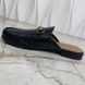 1953 Horsebit Mule Black Leather