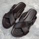 Mule Sandals Brown Epi Leather