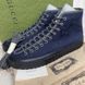 Tortuga Maxi GG High Top Sneakers Blue Fabric