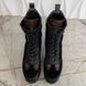 Laureate Desert Boot Platform Monogram Canvas Black Leather Suede