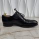 CLAYDON Austin Cap Toe Dress Shoes Oxford Brogue Perforated Black Leather