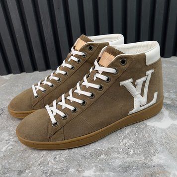 Surfside Sneakers LV Logo Beіge Suede