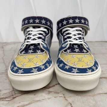 Acapulco Stars Monogram Sneakers Blue Fabric