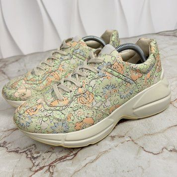 Rhyton Liberty Floral кросівки шкіряні принтовані 3082 фото