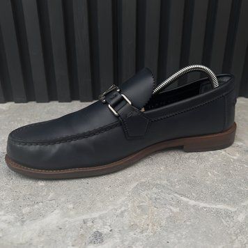Major Loafers Blue Leather