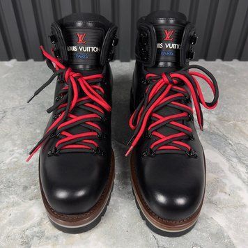 Oberkampf Boots Black Fur Leather