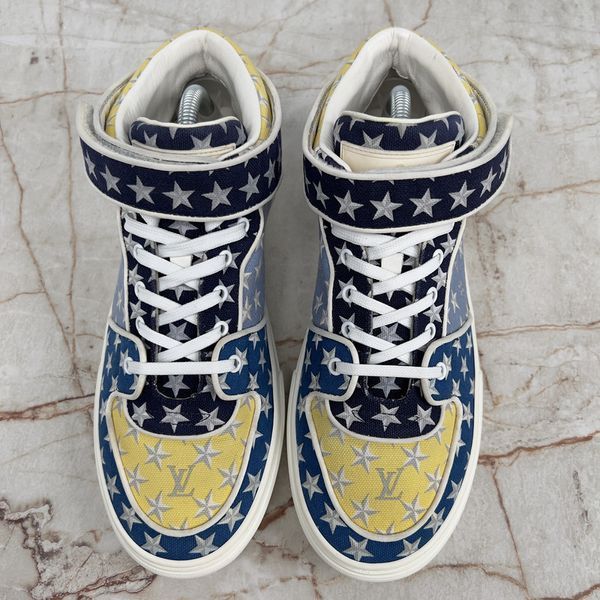 Acapulco Stars Monogram Sneakers Blue Fabric