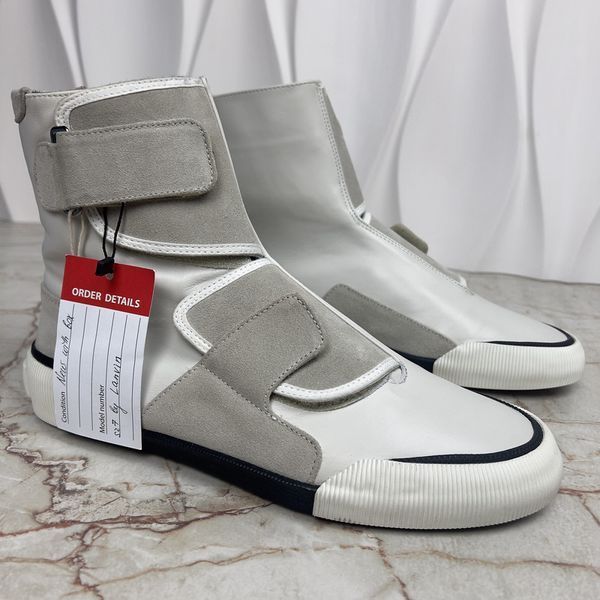 Sneaker Boots White Leather