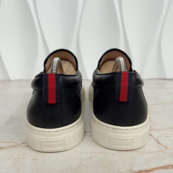 Dublin Wild Wolf GG Supreme Slip-On Beige Leather