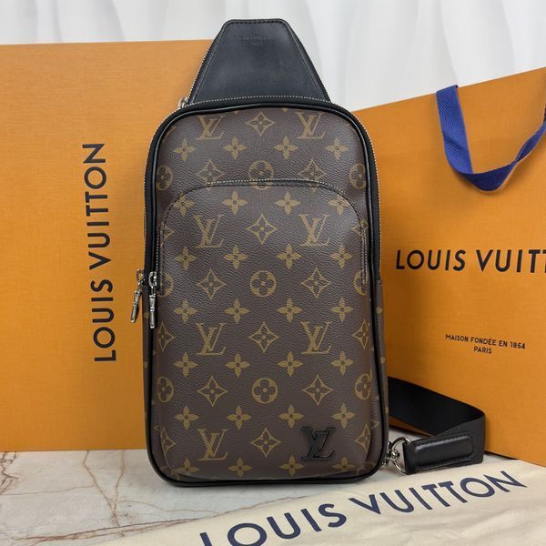 Avenue Monogram Macassar Canvas Sling