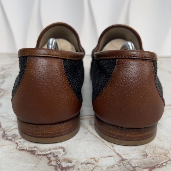 1954 Horsebit Loafers Black Raffia