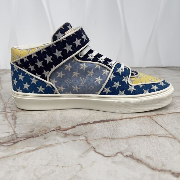 Acapulco Stars Monogram Sneakers Blue Fabric