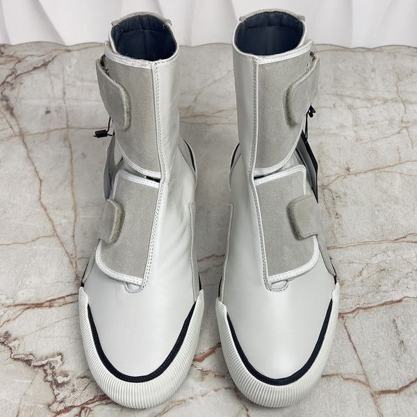 Sneaker Boots White Leather