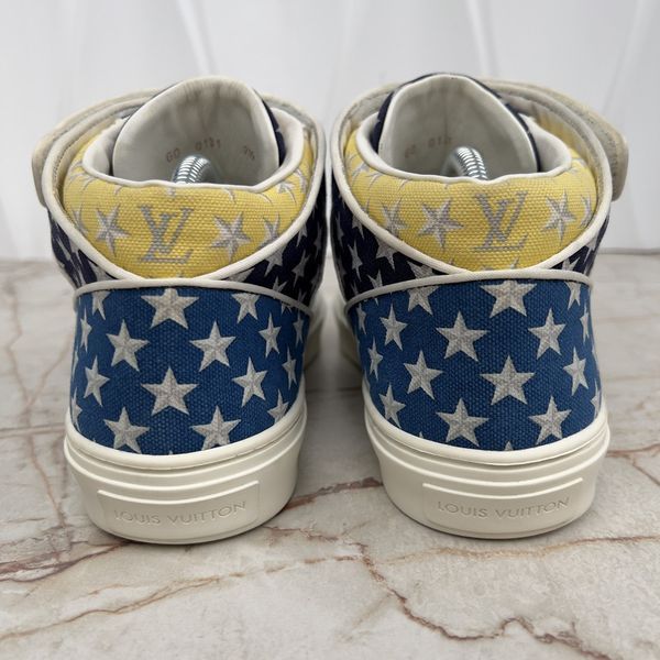 Acapulco Stars Monogram Sneakers Blue Fabric