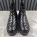 Nappa Matelasse Frances GG Chelsea Ankle Boots Black Leather