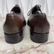 Класичне взуття оксфорди Elkan коричневі шкіряні Burnished Wholecut 3713 фото 2