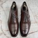 Класичне взуття оксфорди Elkan коричневі шкіряні Burnished Wholecut 3713 фото 7